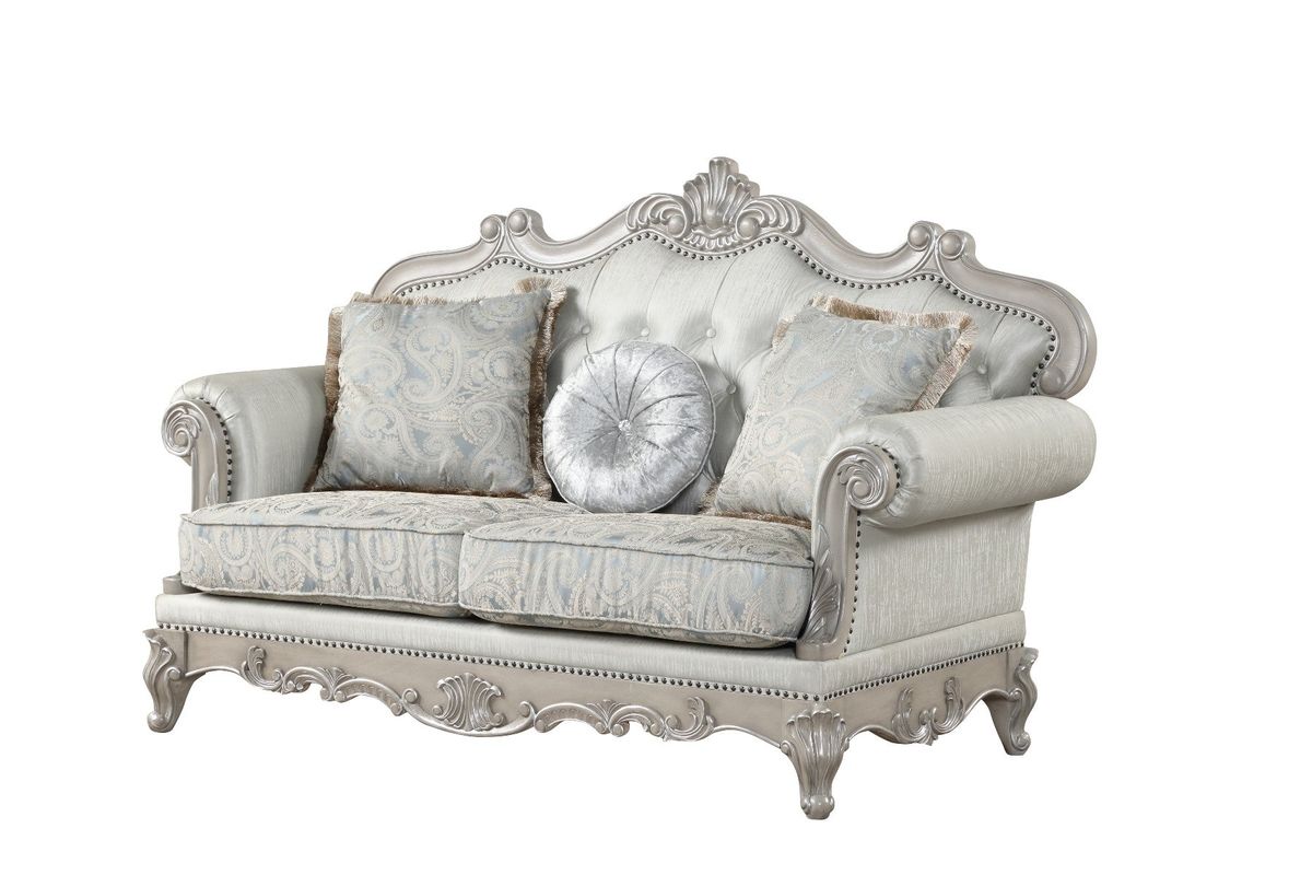 Galaxy Home Tuscan Loveseat in Grey image