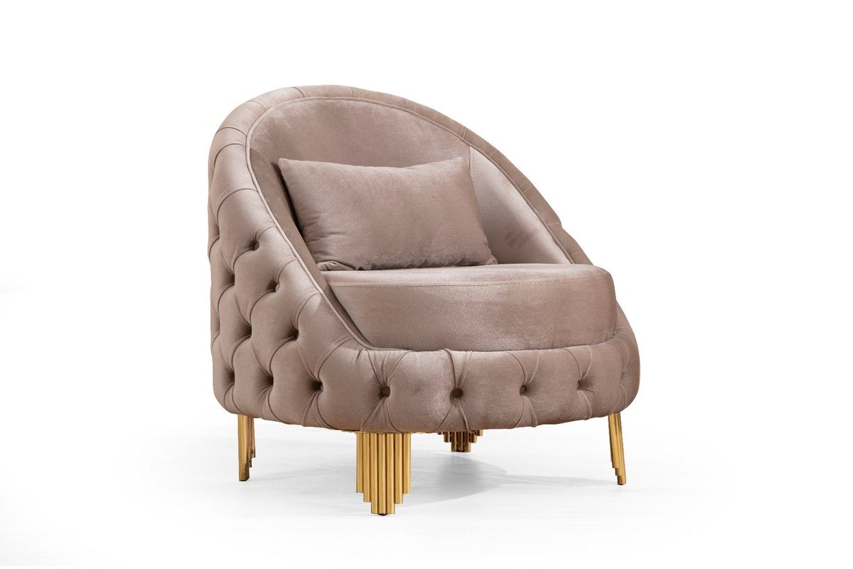 Galaxy Home Vanessa Chair in Taupe